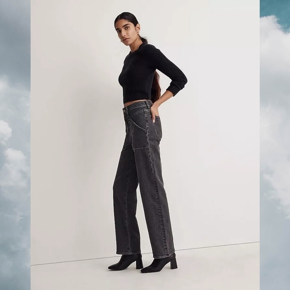 Madewell The Perfect Vintage Wide Leg Jean Size 25 - Picture 3 of 16